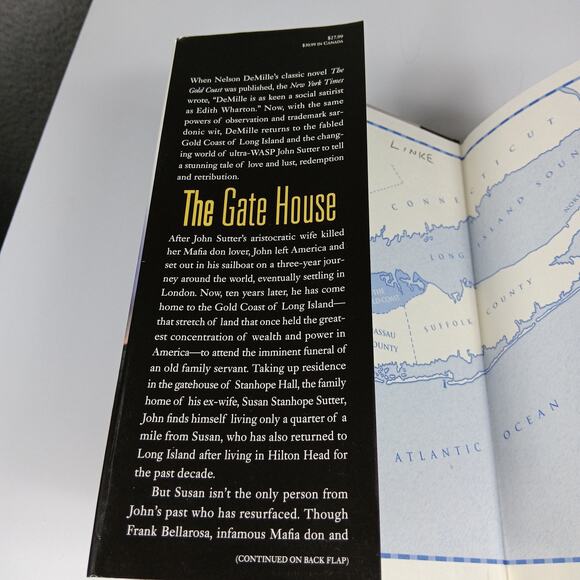 Nelson DeMille The Gate House Hard Cover Sequel to The Gold Coast Pre Owned - Picture 3 of 10
